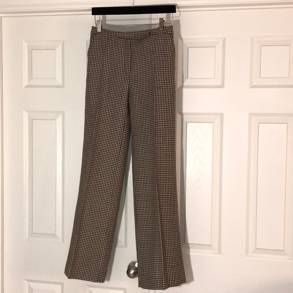 VALENTINO houndstooth wideleg pants - Picture 1 of 5